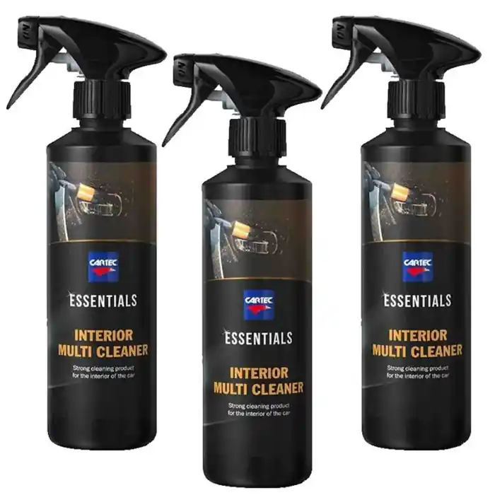 Pulitore Sedili E Plastiche Interne Auto Sgrassante - Cartec Essentials Interior Multi Cleaner - 3 Pezzi X 500ml Acquista Ora