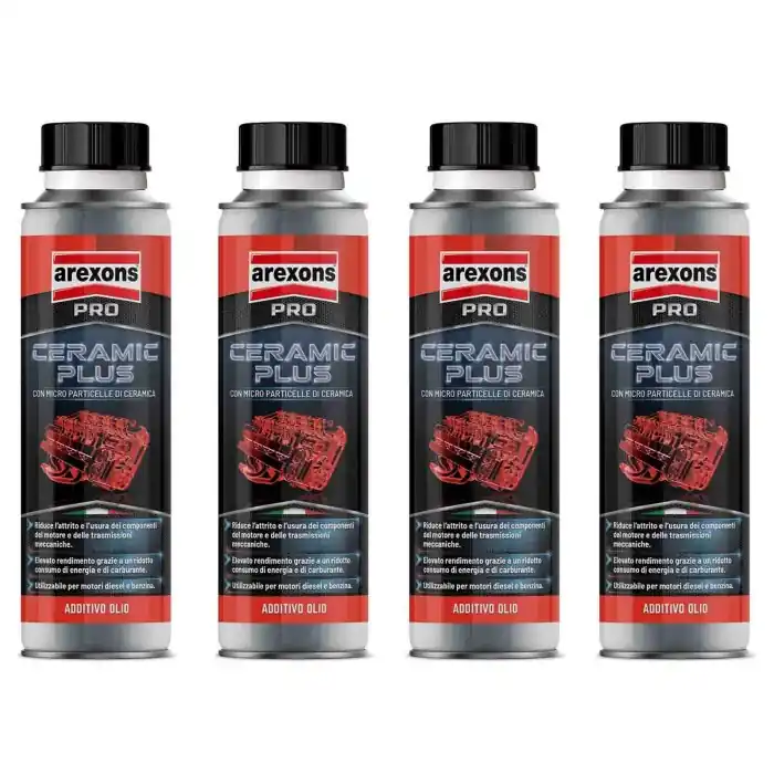Miglior Prezzo Arexons 9887 Additivo Olio Ceramic Plus 300 Ml 4 Pezzi