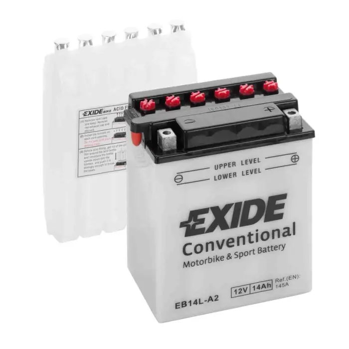 Spedito Oggi Batteria 12v Exide Bike Conventional 14 Ah 145 A Rsv-scarabeo 500-hs2 Exide Bike Batterie Per Moto Batterie