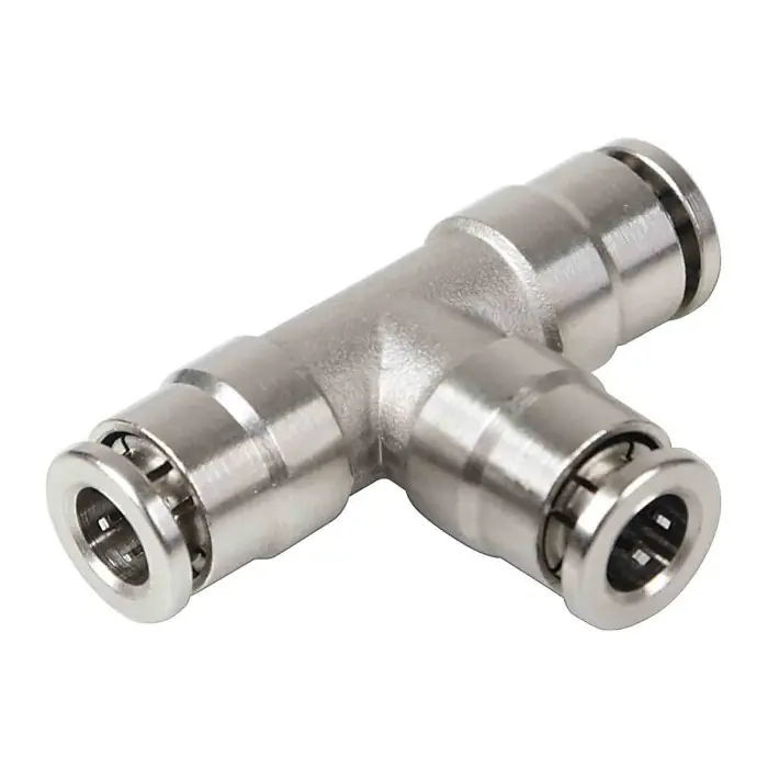 Spedito Oggi T 6 Raccordo In Metallo Per Tubi Aria Ø 6 Mm Raccordi E Connettori