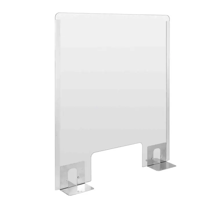 Solo Oggi Schermo Protettivo Parafiato Con Feritoia Per Banconi E Scrivanie 660x760 Mm Igienizzanti E Protezioni Igiene E Protezione