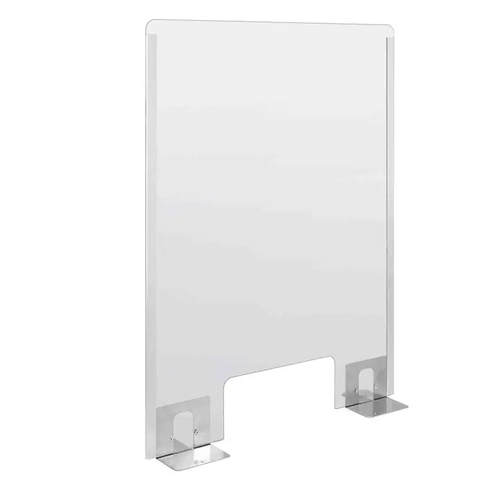 Prezzo Conveniente Schermo Protettivo Parafiato Con Feritoia Per Banconi E Scrivanie 660x960 Mm Igienizzanti E Protezioni Igiene E Protezione