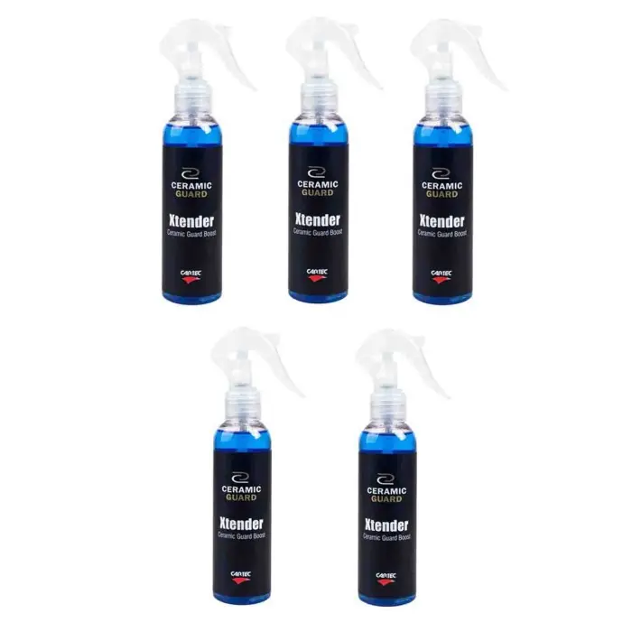 Cartec - Ceramic Guard Xtender Protettivo Per Carrozzeria E Cristalli Auto 150ml 5 Pezzi Offerta Speciale