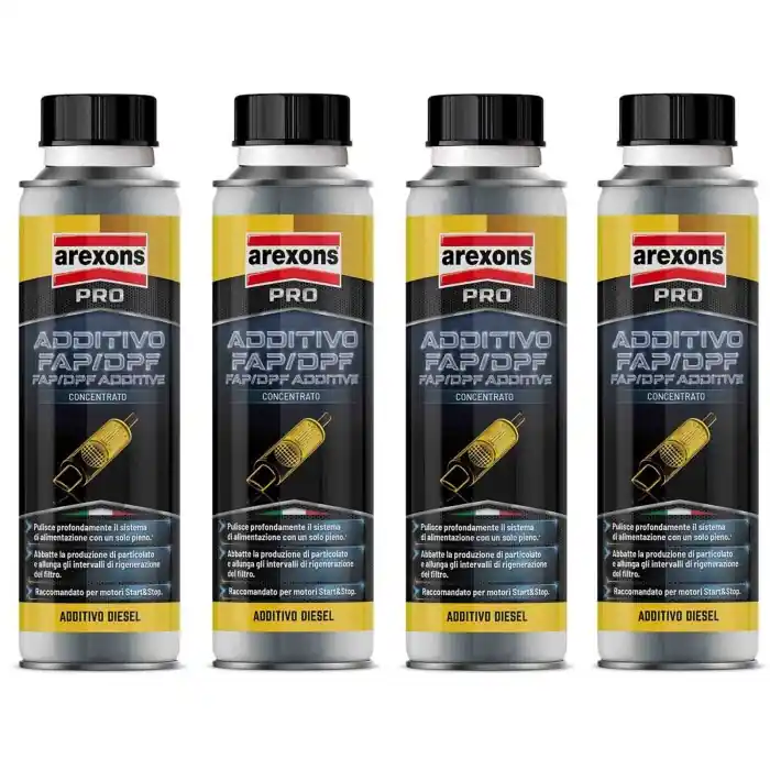 Prezzo Basso Arexons Additivo Fap Dpf 9842 325 Ml Pulitore Filtro Antiparticolato 4 Pezzi