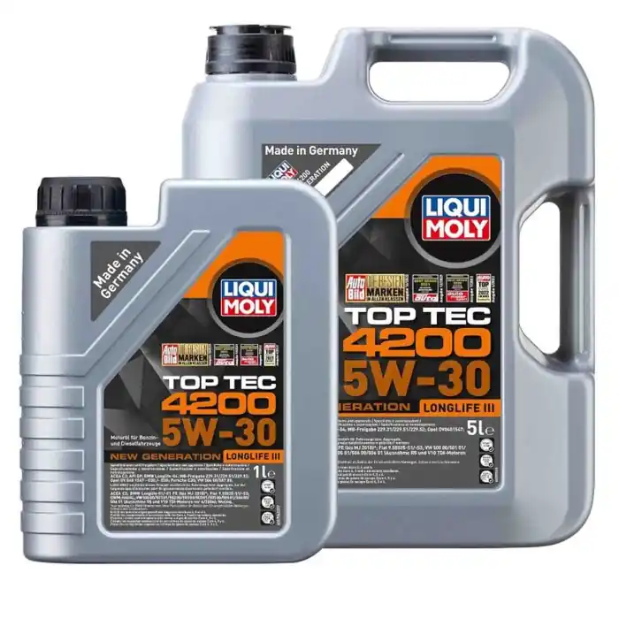 Liqui Moly 8973-8972 Top Tec 4200 5w30 6 Litri Olio Motore Benzina E Diesel Sconto