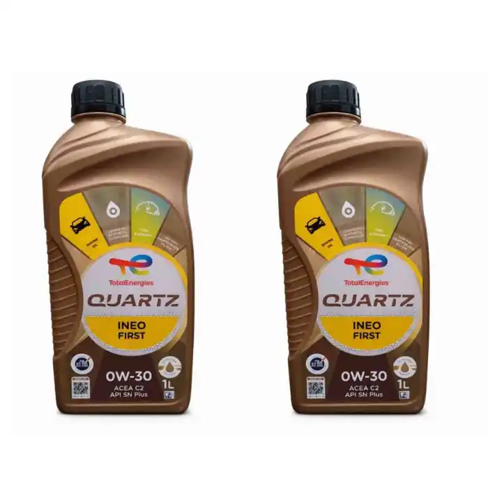 Total Quartz Ineo First 0w-30 2 Litri Olio Motore Auto Ibride E Start & Stop Must-Have