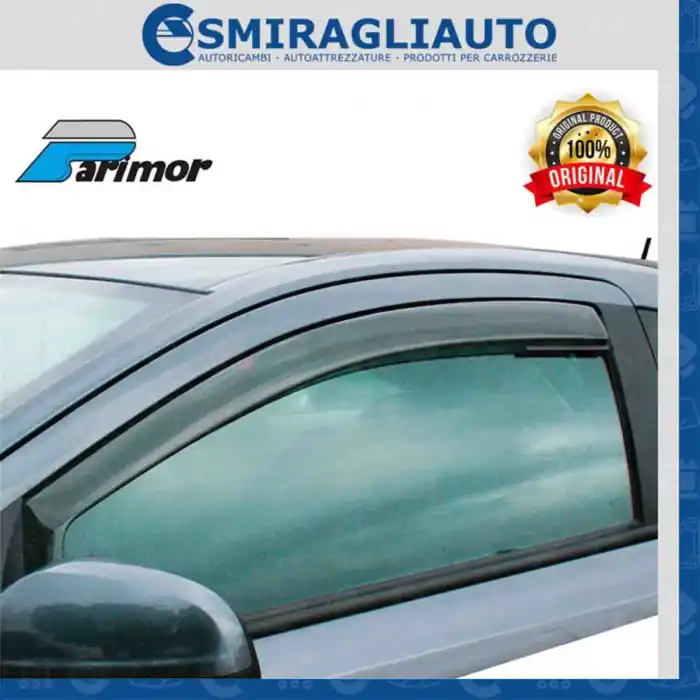 Reso Gratuito Set Deflettori Aria Antiturbo Toyota Yaris '99 Al '05 3 Porte Antivento Oscurati