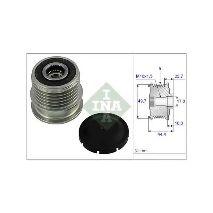 Dispositivo ruota libera alternatore 535 0011 10 SCHAEFFLER INA Occasione