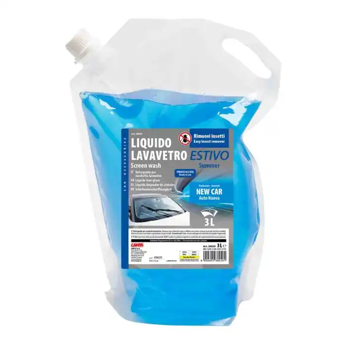 Bestseller Liquido Lavavetro Estivo Pronto All'uso 3000 Ml New Car Liquido Lavavetri Lampa