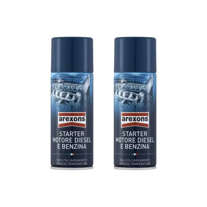 Acquista Ora Arexons Starter Motore Diesel E Benzina 9409 Avviamento Facile 2 Pezzi X 200ml