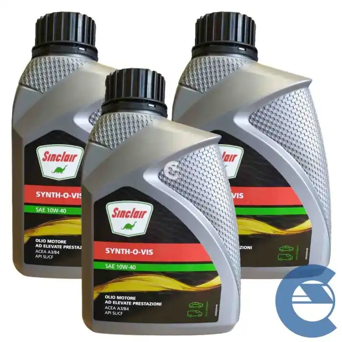 Quantità Limitata Sinclair Fuchs 10w40 Olio Motore Auto 3 Litri Diesel E Benzina E Gas Acea A3/b4