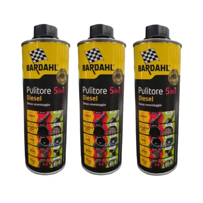 Compra Online Bardahl Detergente Motore Diesel Pulitore Sistema Motori Diesel Pulizia Valvole Agr Filtro Antiparticolato Diesel 3 Pz X 500 Ml
