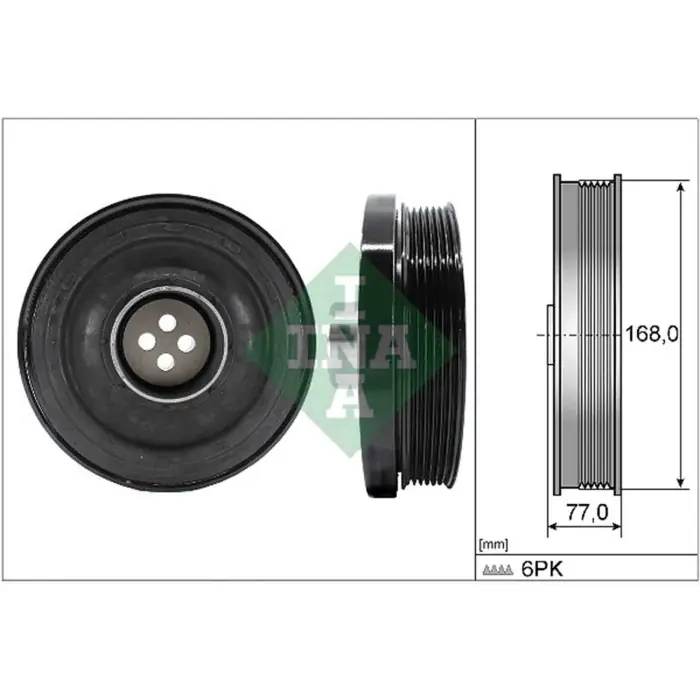 Puleggia cinghia Albero a gomiti 544 0130 10 SCHAEFFLER INA per BMW Spedito Oggi