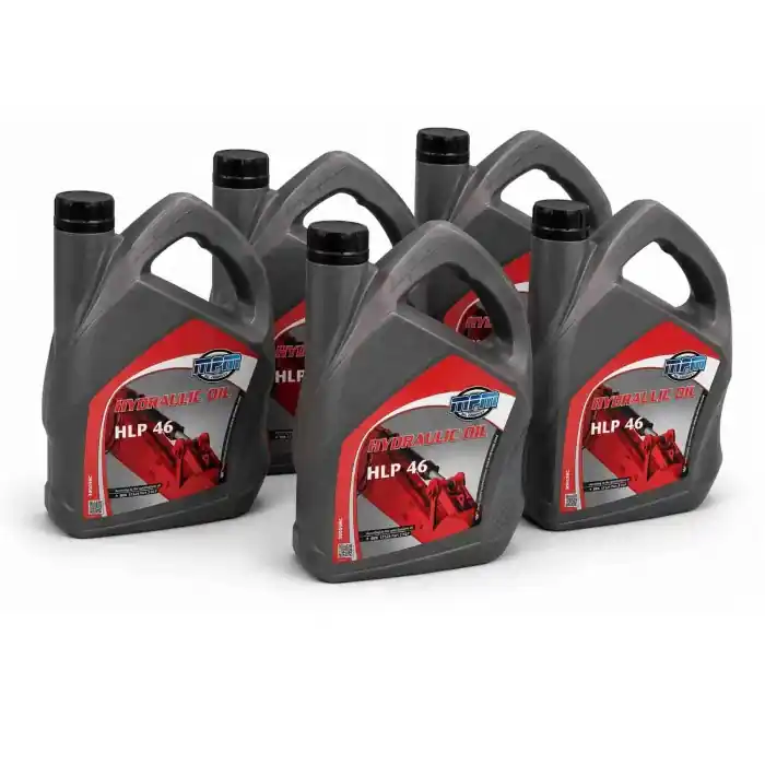 Esclusivo MPM 30000BG Olio Idraulico HLP 46 Minerale DIN 51524 Part 2 Antiusura Industriale 5L 5 PEZZI