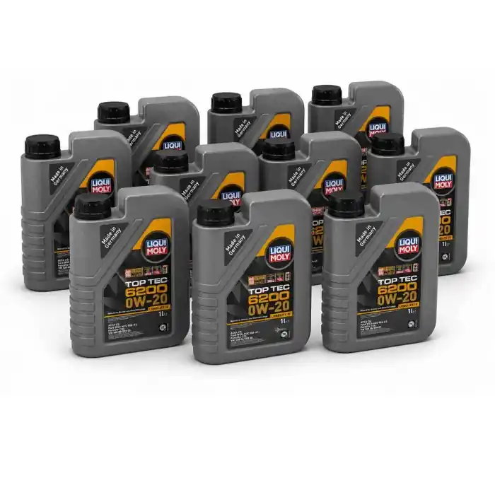 Liquimoly 20787 Top Tec 6200 Olio Motore 0w20 Acea C5. Confezione 10 Litri Ultima Occasione