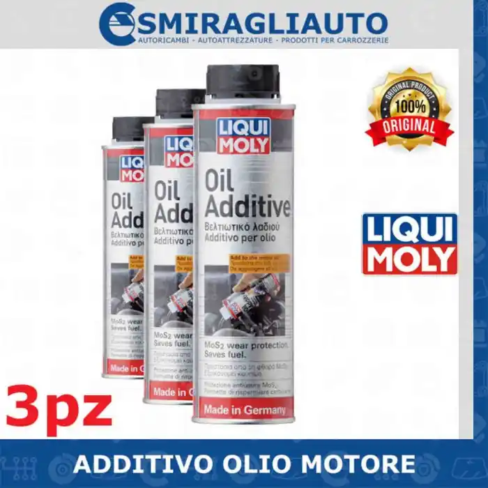 Popolare Liqui Moly 2591 Additivo Olio Motore Auto Antiusura Antiattrito 300ml 3pz