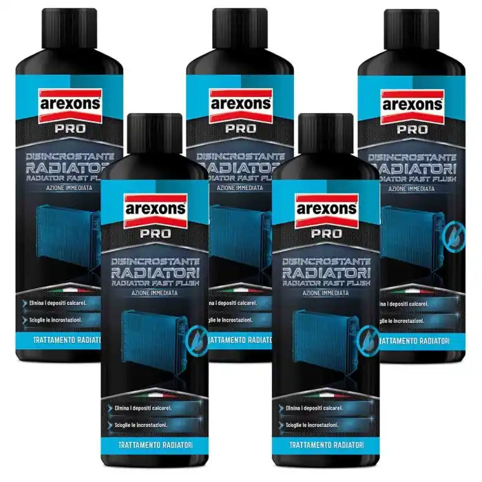 Arexons 3507 Disincrostante Per Radiatori Kit Promo 5 Pezzi X 500 Ml. Consegna Rapida