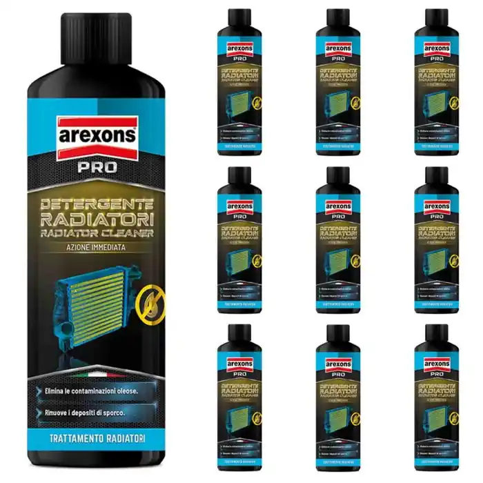 Arexons 3508 Detergente Per Radiatori Kit Promo 10 Pezzi X 500 Ml Ultimissimo Modello