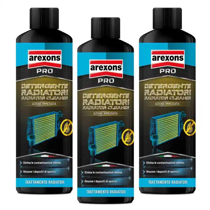 Arexons 3508 Detergente Per Radiatori Kit Promo 3 Pezzi X 500 Ml Prezzo Di Fabbrica
