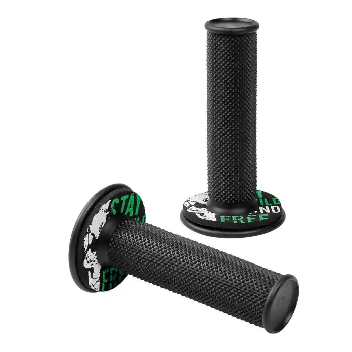 Donut Off Road Grips Manopole Universali Nero Verde Manopole Ordina Subito