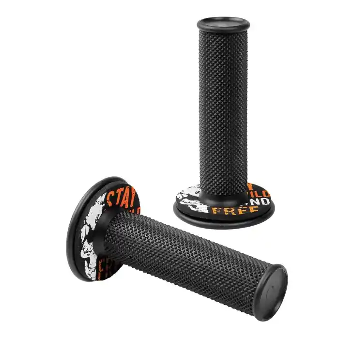 Prezzo Di Fabbrica Donut Off Road Grips Manopole Universali Nero Arancione Manopole
