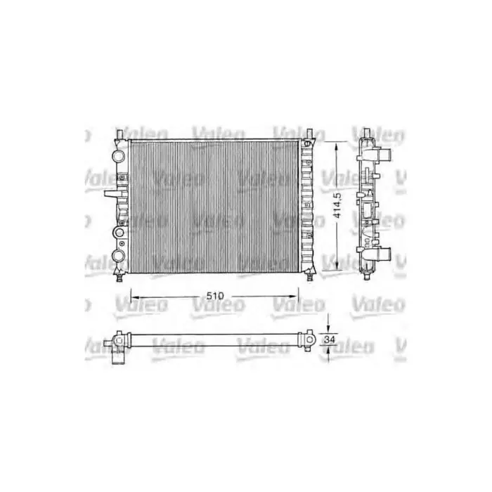 Soddisfatti O Rimborsati Valeo Radiatore Motore 731303