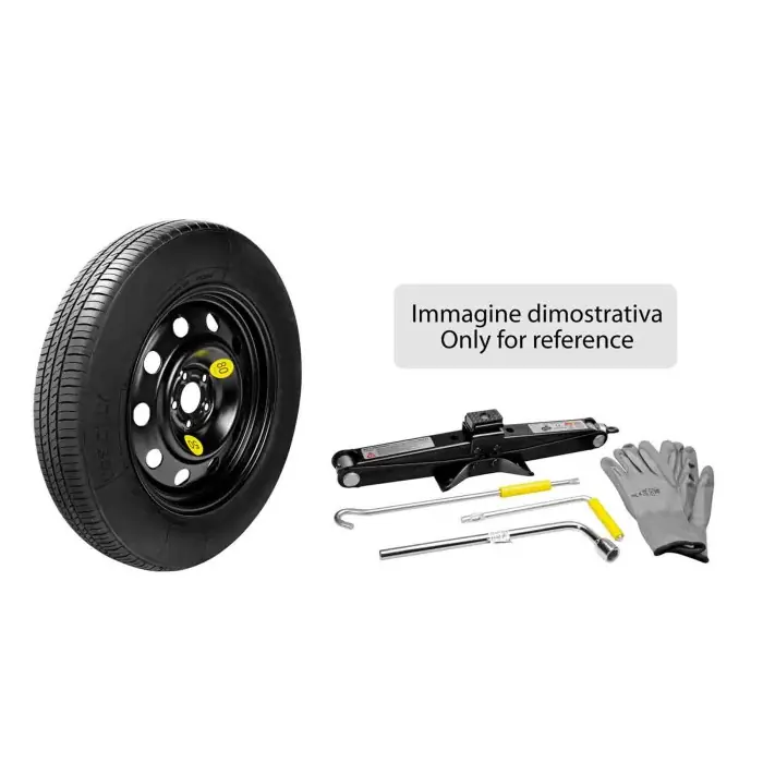 Acciaio 125/70 16 Kit Ruotino Di Scorta Suzuki Alto-baleno-celerio-ignis-swift 5p Kit Ruotino Di Scorta In Acciaio Più Venduto