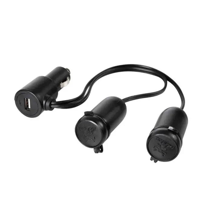 Ultimissimo Modello Presa Corrente Doppia Con Usb 12/24v Prese Spinotti E Prese Corrente