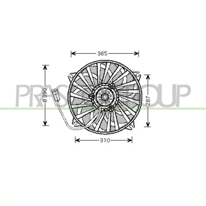 Ventola Per Citroen C5 Dal 2001 Al 2004 Professionale