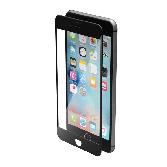 Bestseller Phantom Vetro Temperato Protettivo Da Bordo A Bordo Apple Iphone 7 Plus/8 Plus Glossy Black Protezioni Schermo