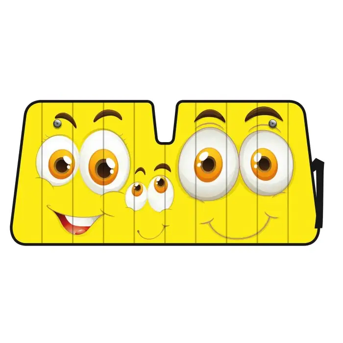 Scudo Termico Per Parabrezza 68x147 Cm Smiles Scudi Parasole Tendine Parasole Bestseller