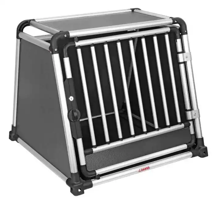 Premium Trasportino In Lega Di Alluminio Specifico Per Il Trasporto Di Animali In Auto Type 5 75 X 75 X H 66 Cm Trasportini Consegna Rapida