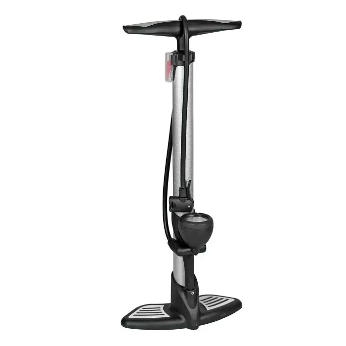 Ultima Occasione Air Pro 1 Pompa In Acciaio Con Manometro H 590 Mm Ø 38 Mm Pompe Gonfiaggio