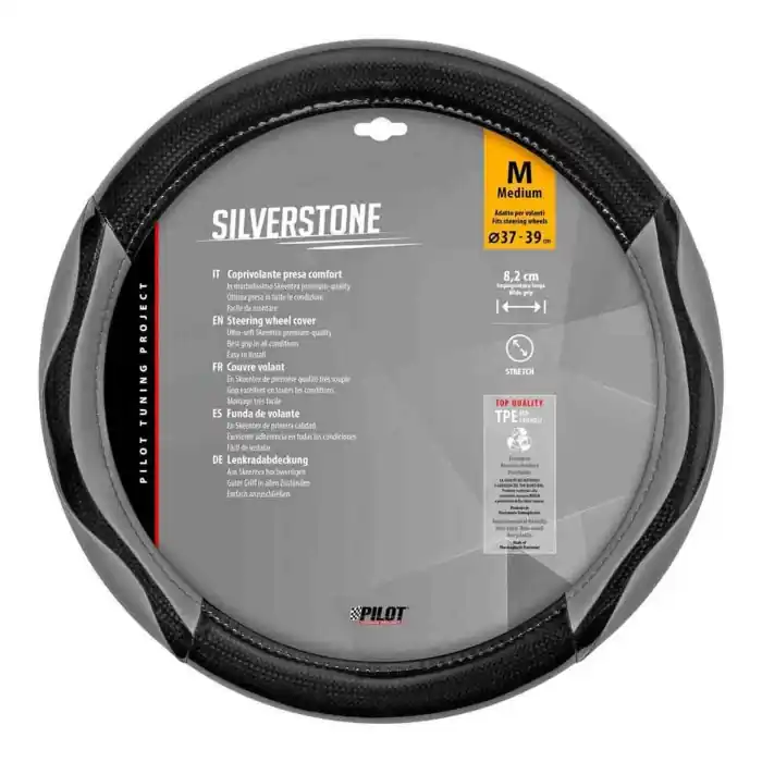 Pagamento Sicuro Silverstone Coprivolante In Skeentex M Ø 37/39 Cm Grigio Coprivolanti In Skeentex Coprivolanti