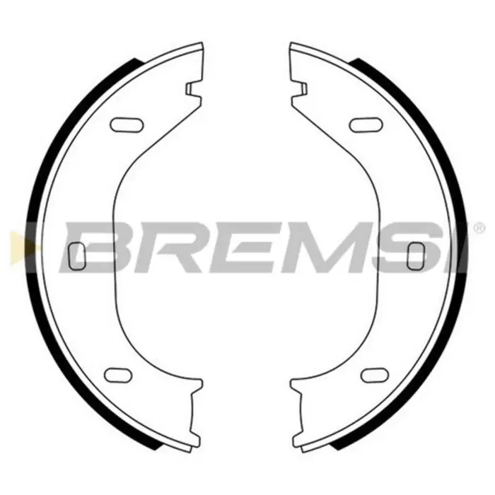 Kit Ganasce Freno Stazionamento Posteriore Bmw 3 (e21) Gf0001 34 41 1 100 567 S.f. Ate Teves Bremsi Non Perdere