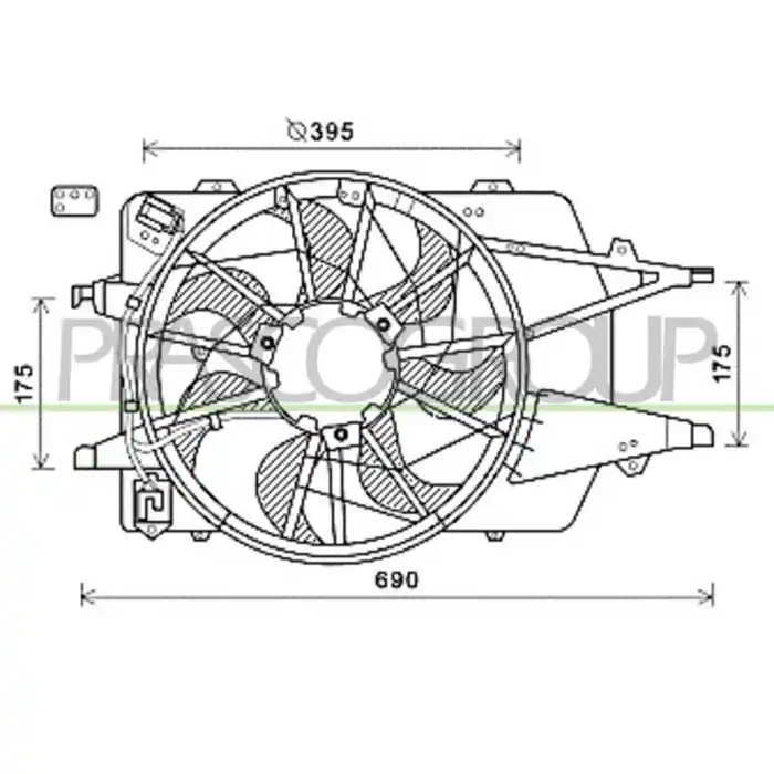 Consegna Rapida Ventola Per Ford Focus Dal 2001 Al 2005
