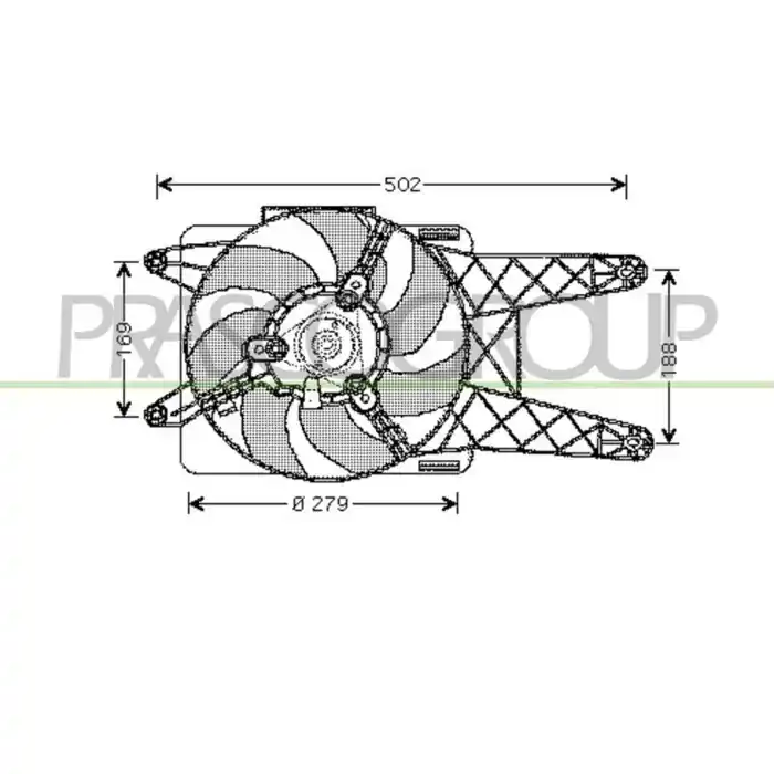 Ventola Per Fiat Seicento Dal 2000 Al 2010 Occasione