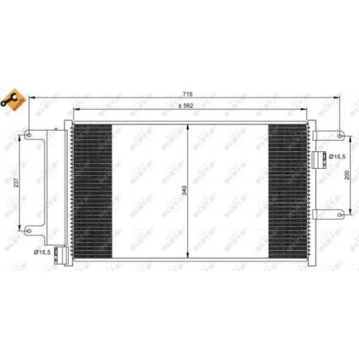 Soddisfatti O Rimborsati Condensatore, Climatizzatore 35751 NRF per IVECO