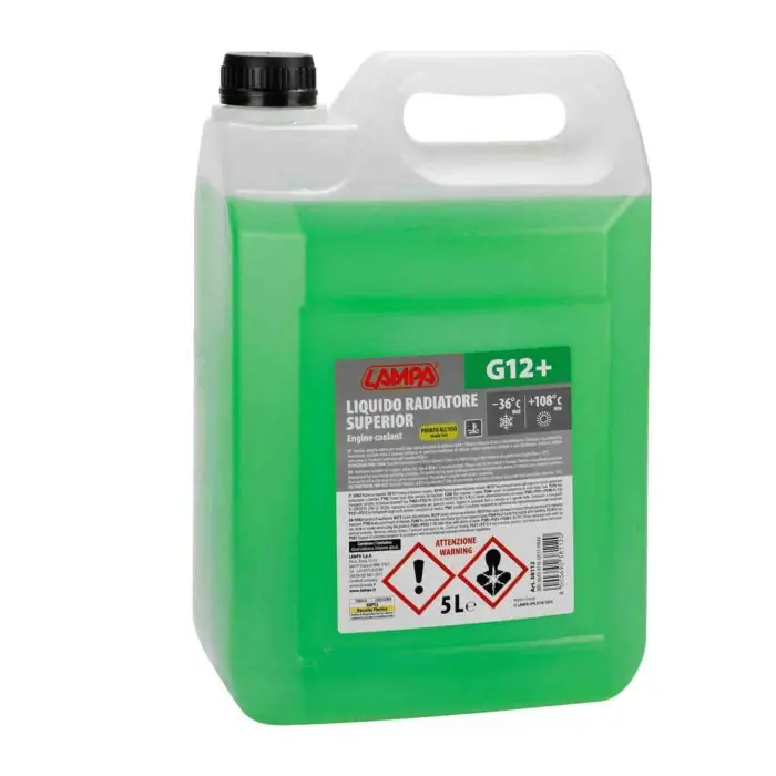 Superior Verde G12+ Liquido Antigelo Radiatore ( 36°c) 5 L Liquido Antigelo Radiatore Lampa Offerta Lampo