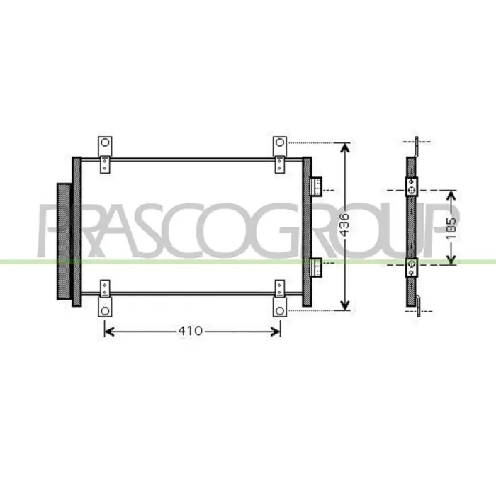 Condensatore Per Citroen Jumper Dal 2002 Al 2005 Affare