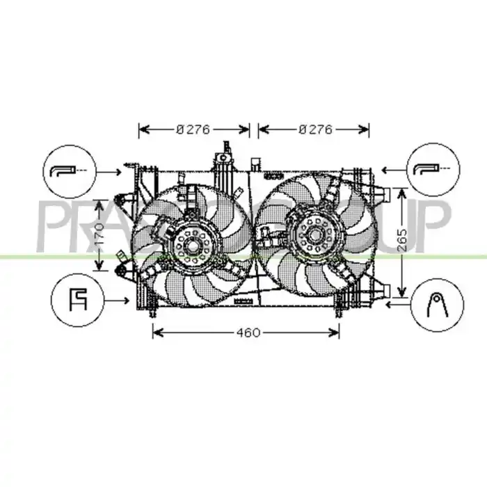 Ventola Per Fiat Punto Dal 2003 Al 2011 Offerta