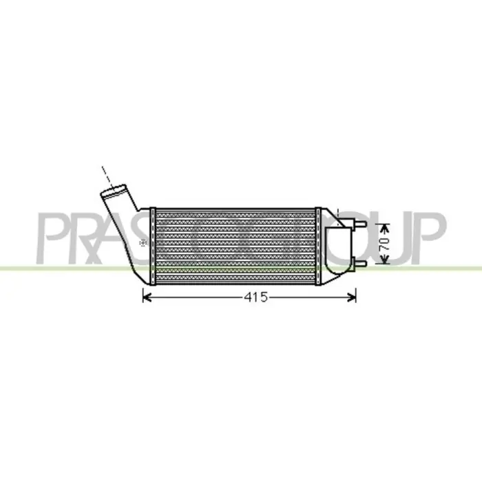 Intercooler Per Citroen C4 Picasso Dal 2010 Al 2013 Prezzo Scontato