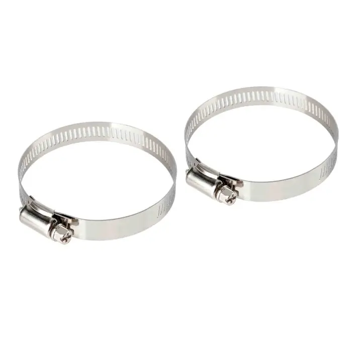 Fascette Stringitubo In Acciaio Inox Set 2 Pz ? 12 Mm Ø 52 76 Mm Materiale Di Fissaggio Materiale Di Fissaggio Promozione Esclusiva