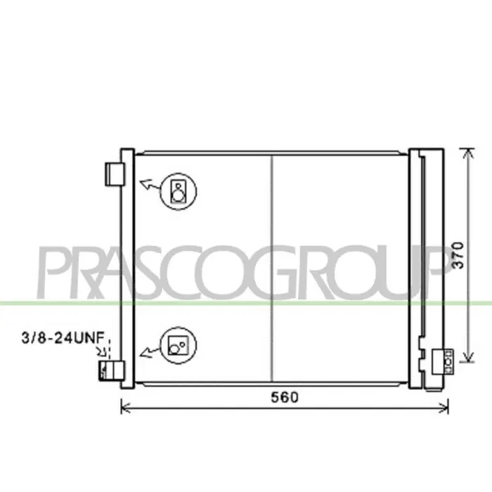 Popolare Condensatore Per Nissan Micra K13 Dal 2010 Al 2013