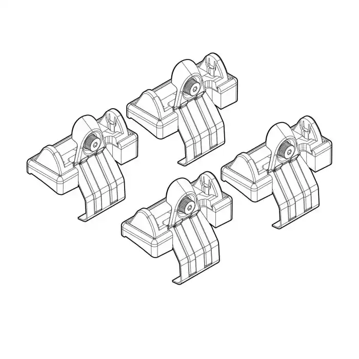 Scelto Dai Clienti Kit Attacchi C003 Ford Fusion Attacchi Tetto Barre Portatutto Auto