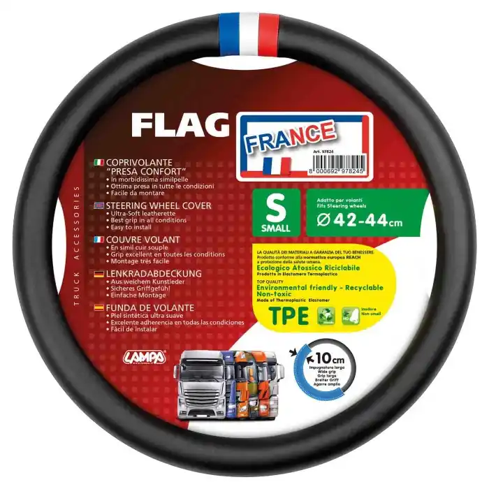 Promozione Flag Francia Coprivolante In Skeentex S Ø 42/44 Cm Coprivolanti In Skeentex Coprivolanti