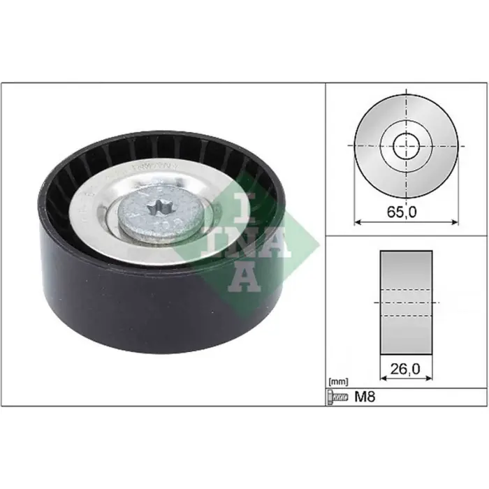 Popolare Galoppino/Guidacinghia Cinghia Poly-V 532 0571 10 SCHAEFFLER INA JEEP