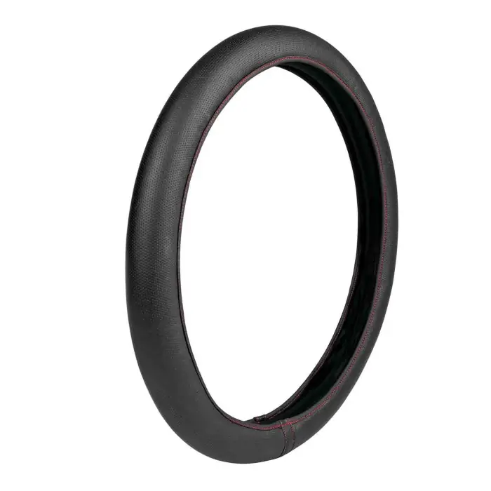 Esclusivo Skin Cover Coprivolante Elasticizzato In Skeentex Nero/rosso M Ø 44/46 Cm Coprivolanti Elasticizzati In Skeentex