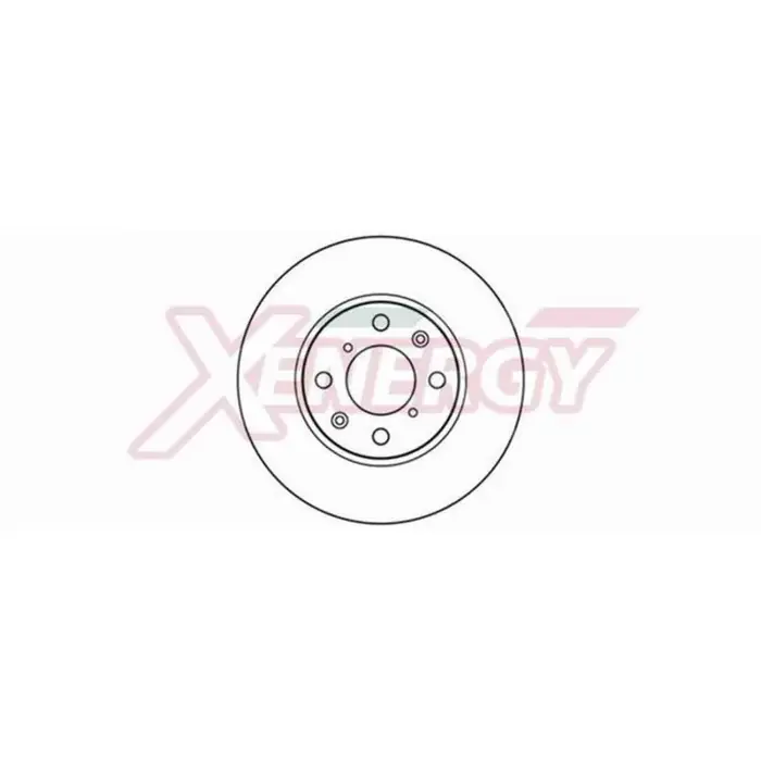 Reso Gratuito Coppia Dischi Freno X602124 AP XENERGY per OPEL SUZUKI