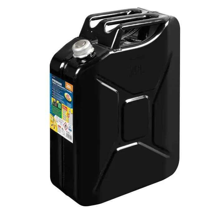 Premium Tanica Carburante In Metallo 20 L Nero Taniche Taniche Ultimissimo Modello